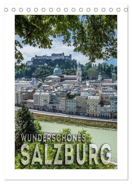 Wunderschönes SALZBURG (Tischkalender 2027 DIN A5 hoch), CALVENDO Monatskalender - Melanie Viola