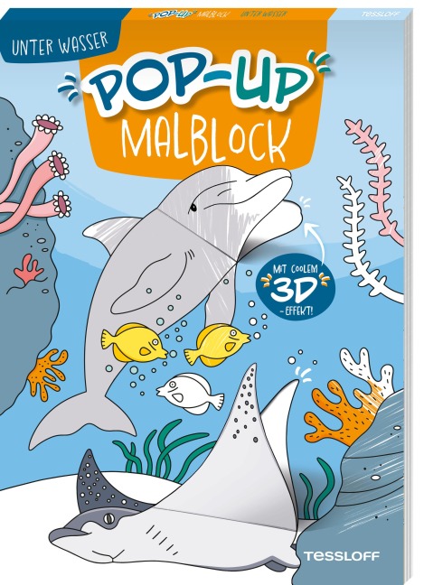 Pop-up Malblock. Unter Wasser - 
