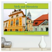 Cover-Bild zum Titel 'Melk und Dürnstein, zwei malerische Städtchen in der Wachau (hochwertiger Premium Wandkalender 2026 DIN A2 quer), Kunstdruck in Hochglanz' von 'Ph Ph'