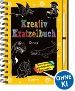 Cover-Bild zum Titel 'Kreativ-Kratzelbuch: Dinos' von ''