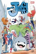 Cover-Bild zum Titel 'Hier ist Jeff!' von 'Kelly Thompson, Gurihiru'