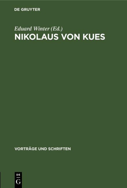Nikolaus von Kues - 