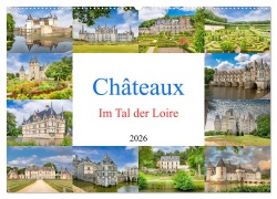 Cover-Bild zum Titel 'Châteaux. Im Tal der Loire (Wandkalender 2026 DIN A2 quer), CALVENDO Monatskalender' von 'Bodo Schmidt'