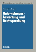 Cover-Bild zum Titel 'Unternehmensbewertung und Rechtsprechung' von 'Hackmann Annette'