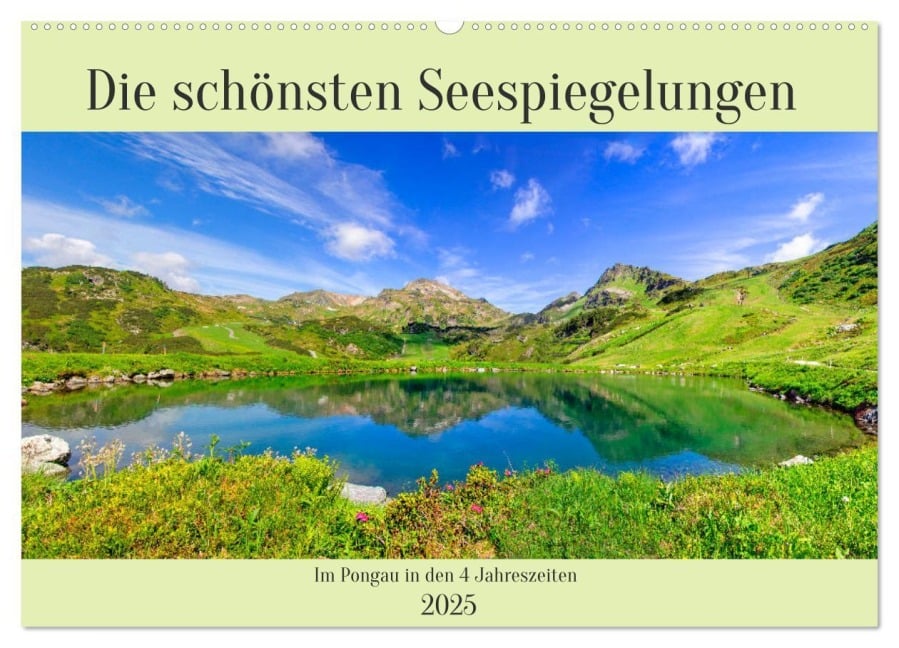 Die schönsten Seespiegelungen (Wandkalender 2025 DIN A2 quer), CALVENDO Monatskalender - Christa Kramer