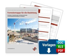 Cover-Bild zum Titel 'Formularmappe für die Bauleitung' von 'Forum Verlag Herkert Gmbh'