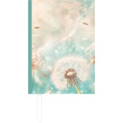 Campustimer Blowballs - A6 Semester-Planer - Studenten-Kalender 2025/2026 - Notiz-Buch - Weekly - Pusteblume - Alpha Edition - 