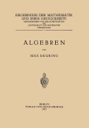 Cover-Bild zum Titel 'Algebren' von 'Max Deuring'