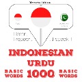 1000 essential words in Urdu - Jm Gardner