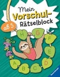 Cover-Bild zum Titel 'Mein Vorschul-Rätselblock' von 'Angelika Penner, Oliver Schrank'