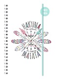 Collegetimer Hakuna Matata 2023/2024 - Schüler-Kalender A5 (15x21 cm) - Ringbindung - Weekly - 224 Seiten - Terminplaner - Alpha Edition - 