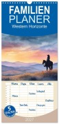 Cover-Bild zum Titel 'Familienplaner 2027 - Western Horizonte mit 5 Spalten (Wandkalender, 21 x 45 cm) CALVENDO' von 'Ally Bee'