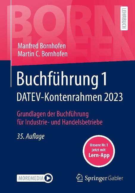 Buchführung 1 DATEV-Kontenrahmen 2023 - Manfred Bornhofen, Martin C. Bornhofen
