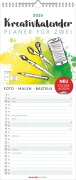 Cover-Bild zum Titel 'Kreativ-Kalender Planer für 2 2026 - 3 Spalten - 19,5x45 cm - Foto, Malen, Basteln - datiert - Kreativkalender - Foto-Kalender - Alpha Edition' von ''