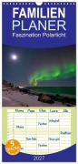Cover-Bild zum Titel 'Familienplaner 2027 - Faszination Polarlicht mit 5 Spalten (Wandkalender, 21 x 45 cm) CALVENDO' von 'Oliver Schwenn'