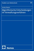 Cover-Bild zum Titel 'Algorithmische Entscheidungen im Verwaltungsverfahren' von 'Jeremy Stevens'