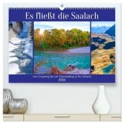 Cover-Bild zum Titel 'Es fließt die Saalach (hochwertiger Premium Wandkalender 2026 DIN A2 quer), Kunstdruck in Hochglanz' von 'Christa Kramer'