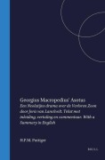 Cover-Bild zum Titel 'Georgius Macropedius' Asotus' von 'H P M Puttiger'