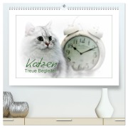 Cover-Bild zum Titel 'Katzen - Treue Begleiter (CH - Version) (hochwertiger Premium Wandkalender 2026 DIN A2 quer), Kunstdruck in Hochglanz' von 'Melanie Viola'