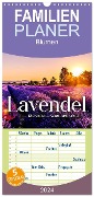 Familienplaner 2024 - Lavendel - Die violette Wunderblume mit 5 Spalten (Wandkalender, 21 x 45 cm) CALVENDO - Sf Sf