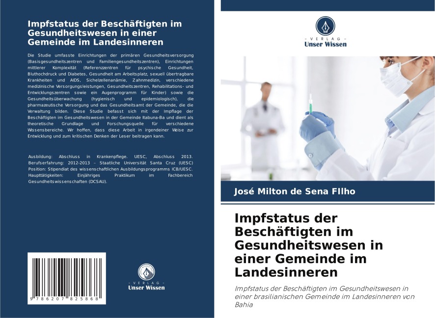 Impfstatus der Beschäftigten im Gesundheitswesen in einer Gemeinde im Landesinneren - José Milton de Sena FIlho