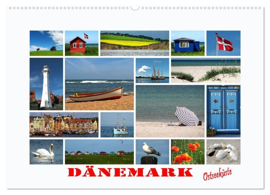 Dänemark - Ostseeküste (Wandkalender 2026 DIN A2 quer), CALVENDO Monatskalender - Carina-Fotografie Carina-Fotografie