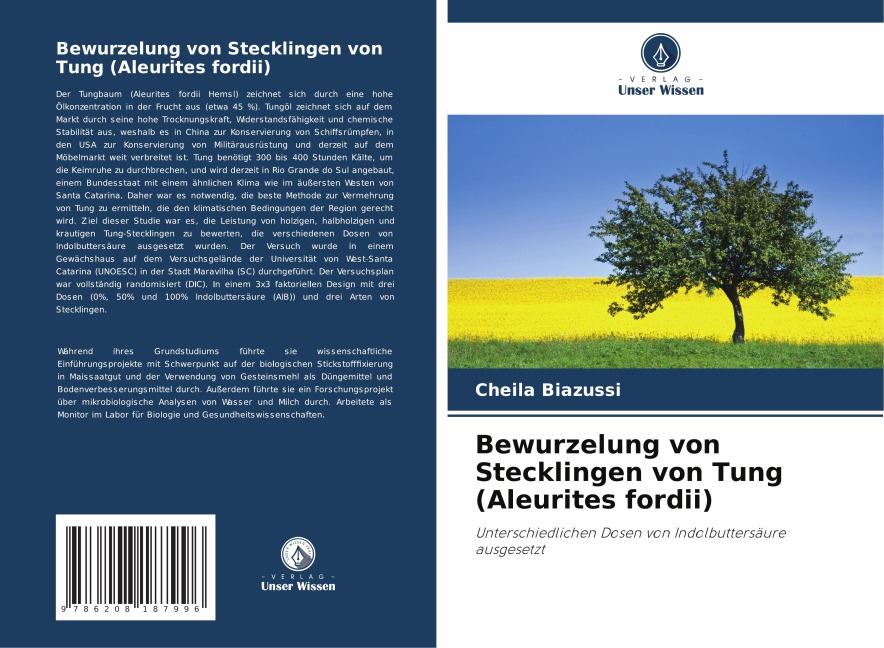 Bewurzelung von Stecklingen von Tung (Aleurites fordii) - Cheila Biazussi