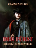 Cover-Bild zum Titel 'Der Fürst' von 'Niccolò Machiavelli'