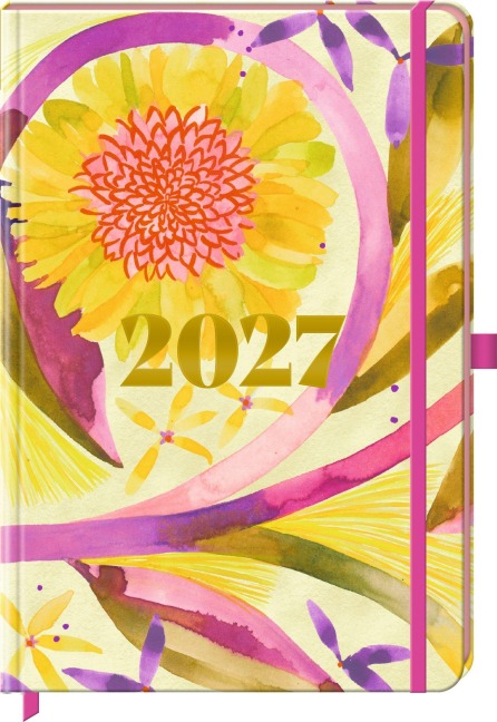 Wochenkalender 2027 - Yellow - 