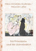 Cover-Bild zum Titel 'Die Prinzessin und der Schweinehirt' von 'Hans Christian Andersen, Elizabeth M. Potter, Heinrich Lefler'