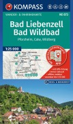 Cover-Bild zum Titel 'KOMPASS Wanderkarte 873 Bad Liebenzell/Bad Wildbad 1:25.000' von ''