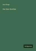 Cover-Bild zum Titel 'Der Herr Kortüm' von 'Kurt Kluge'
