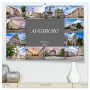Cover-Bild zum Titel 'Augsburg Impressionen (hochwertiger Premium Wandkalender 2027 DIN A2 quer), Kunstdruck in Hochglanz' von 'Dirk Meutzner'