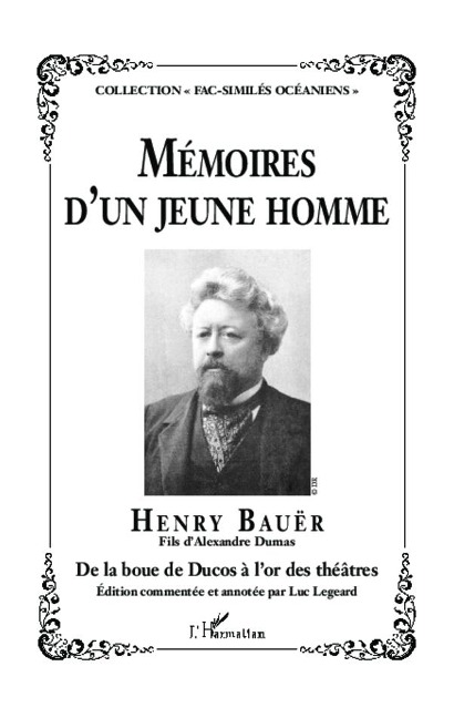 Mémoires d'un jeune homme - Henry Bauër
