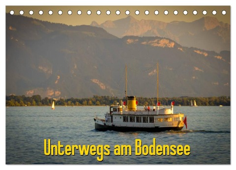 Unterwegs am Bodensee (Tischkalender 2024 DIN A5 quer), CALVENDO Monatskalender - Marcel Wenk