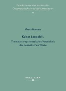 Cover-Bild zum Titel 'Kaiser Leopold I.' von 'Greta Haenen'
