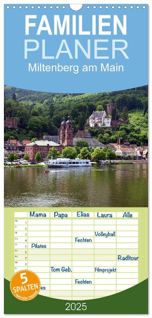 Familienplaner 2025 - Miltenberg am Main mit 5 Spalten (Wandkalender, 21 x 45 cm) CALVENDO - Thomas Erbacher