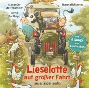 Cover-Bild zum Titel 'Lieselotte auf großer Fahrt' von 'Alexander Steffensmeier, Bananafishbones, Bananafishbones'