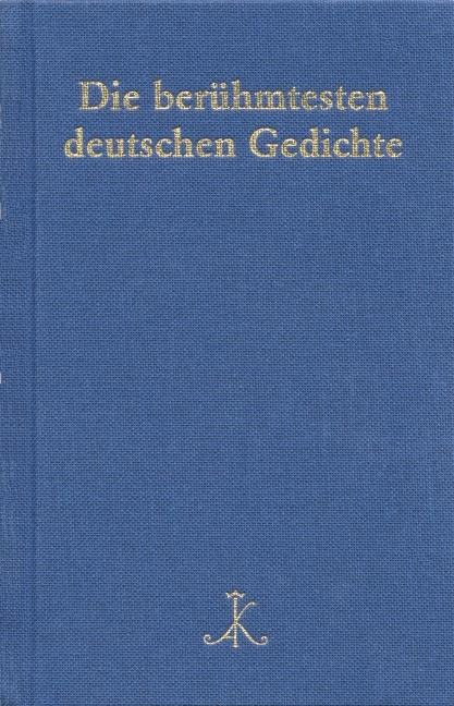 Die berühmtesten deutschen Gedichte - 