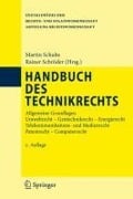 Cover-Bild zum Titel 'Handbuch des Technikrechts' von ''