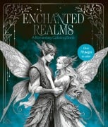 Cover-Bild zum Titel 'Enchanted Realms: A Romantasy Coloring Book' von 'Farshore'
