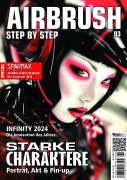 Cover-Bild zum Titel 'Airbrush Step by Step 93' von 'Gerhard Eujen, Dennis Mott, Markus Ehmke, Mitya Ka'