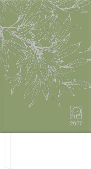 Wochenbuch Blauer Engel olive 1W/2S 2027 - 