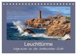 Cover-Bild zum Titel 'Leuchttürme - Wegweiser an der bretonischen Küste (Tischkalender 2026 DIN A5 quer), CALVENDO Monatskalender' von 'LianeM LianeM'