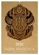 Cover-Bild zum Titel 'Fauna Fantastica (Wandkalender 2026 DIN A2 hoch), CALVENDO Monatskalender' von 'Miomanda Mandy Meißner-Fimpel'