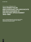 Cover-Bild zum Titel 'Personenregister. Register der Firmen, Gesellschaften, Institutionen und Vereine. Gesamtinhaltsverzeichnisse' von ''