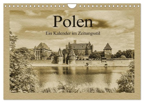 Polen ¿ Ein Kalender im Zeitungsstil (Wandkalender 2024 DIN A4 quer), CALVENDO Monatskalender - Gunter Kirsch