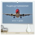 Flugzeugimpressionen auf dem Flughafen (hochwertiger Premium Wandkalender 2024 DIN A2 quer), Kunstdruck in Hochglanz - Matthias Merz