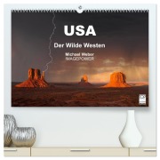 Cover-Bild zum Titel 'USA - Der Wilde Westen (hochwertiger Premium Wandkalender 2026 DIN A2 quer), Kunstdruck in Hochglanz' von 'Michael Weber'