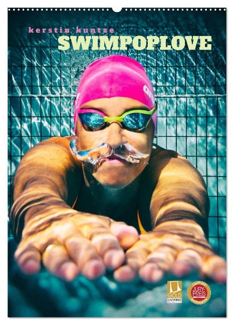 SWIMPOPLOVE (Wandkalender 2025 DIN A2 hoch), CALVENDO Monatskalender - Kerstin Kuntze